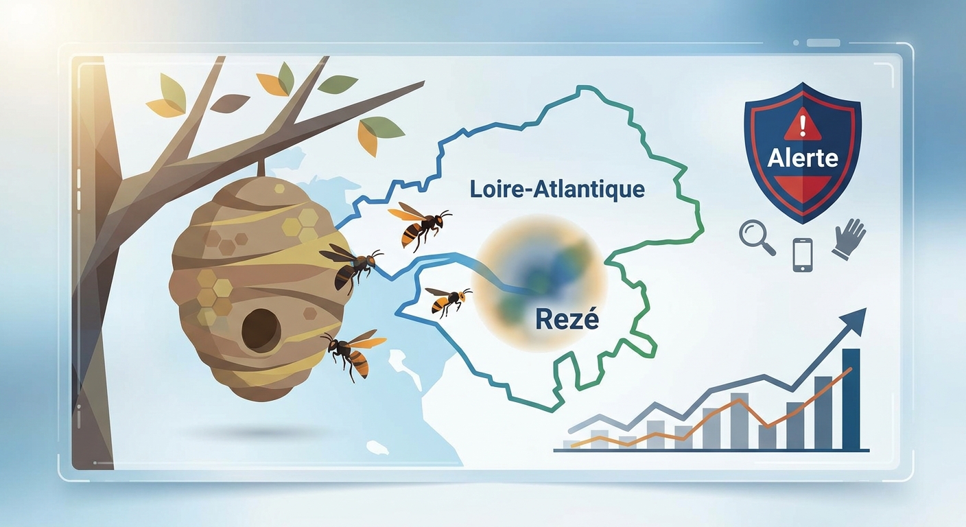 Vigie Frelon : Rezé face à l'actualité des nids asiatiques